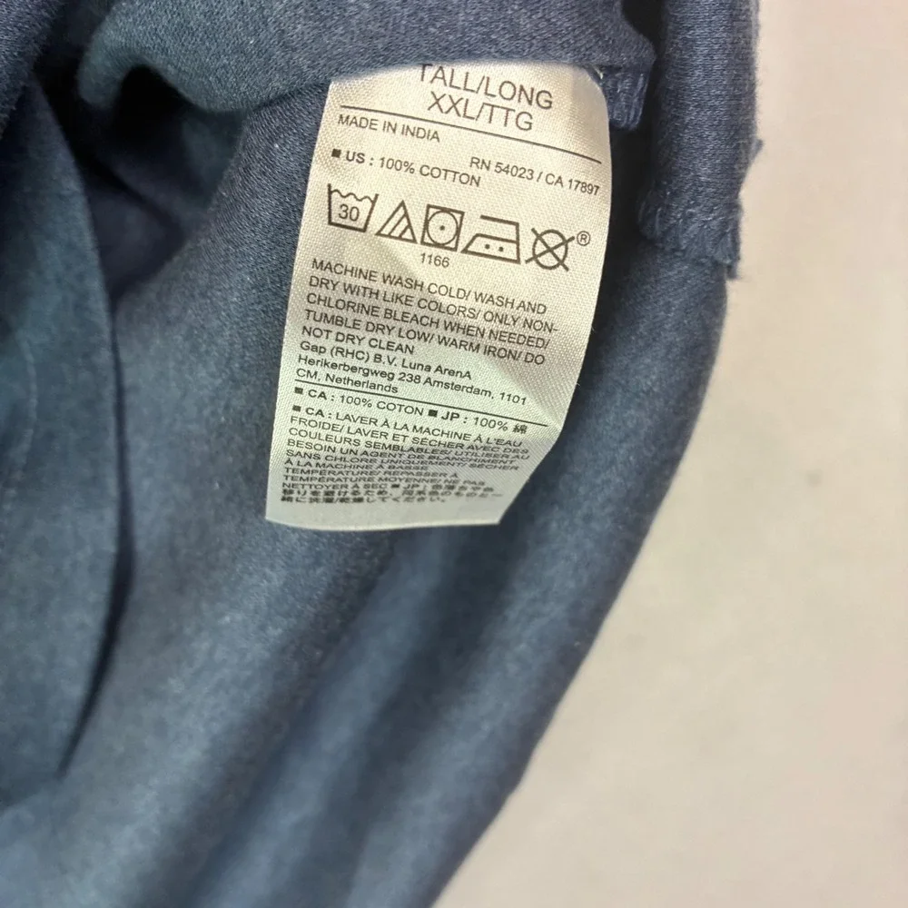 Banana Republic Polo Shirt Men XXL Tall Blue Luxe Touch Slim Fit NEW